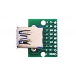 USB3.0 Female Connector Pins Breakout (2.54mm) | 102103 | Other by www.smart-prototyping.com